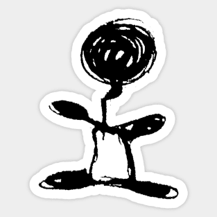 Halloween balloon bod Sticker